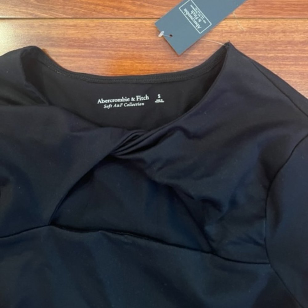 ABERCROMBIE BODYSUIT BLACK SMALL HIGH QUALITY - Picture 2 of 3